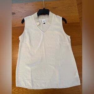CAbi Cream V-Neck Tank Top